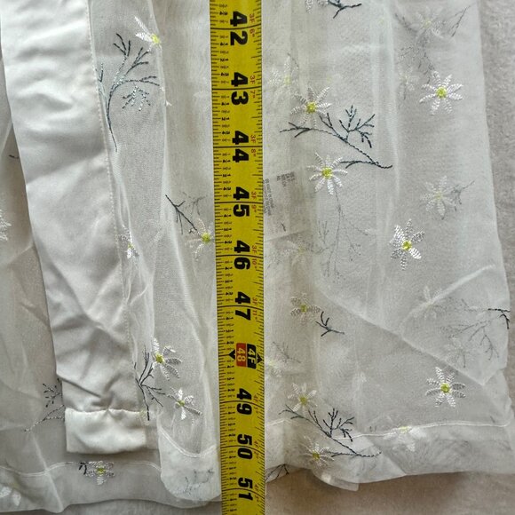 INC International Concepts Womens Small Festival Fairy Floral Mesh Duster Kimono - Picture 4 of 11